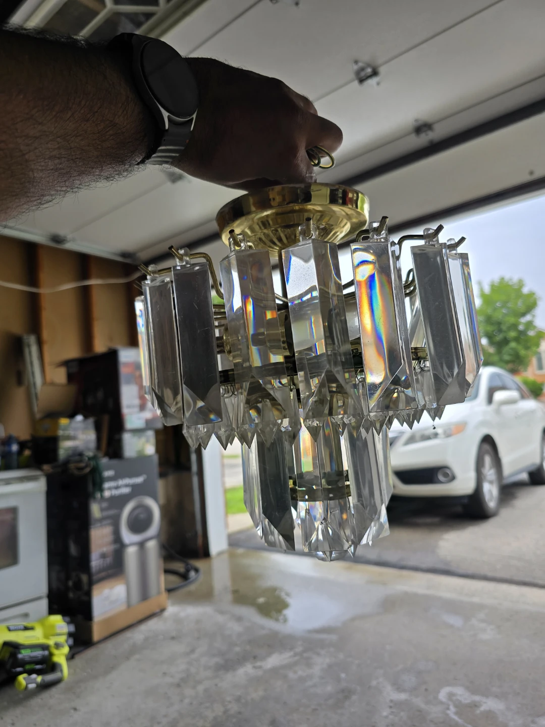 Vintage Crystal Chandelier - photo 2