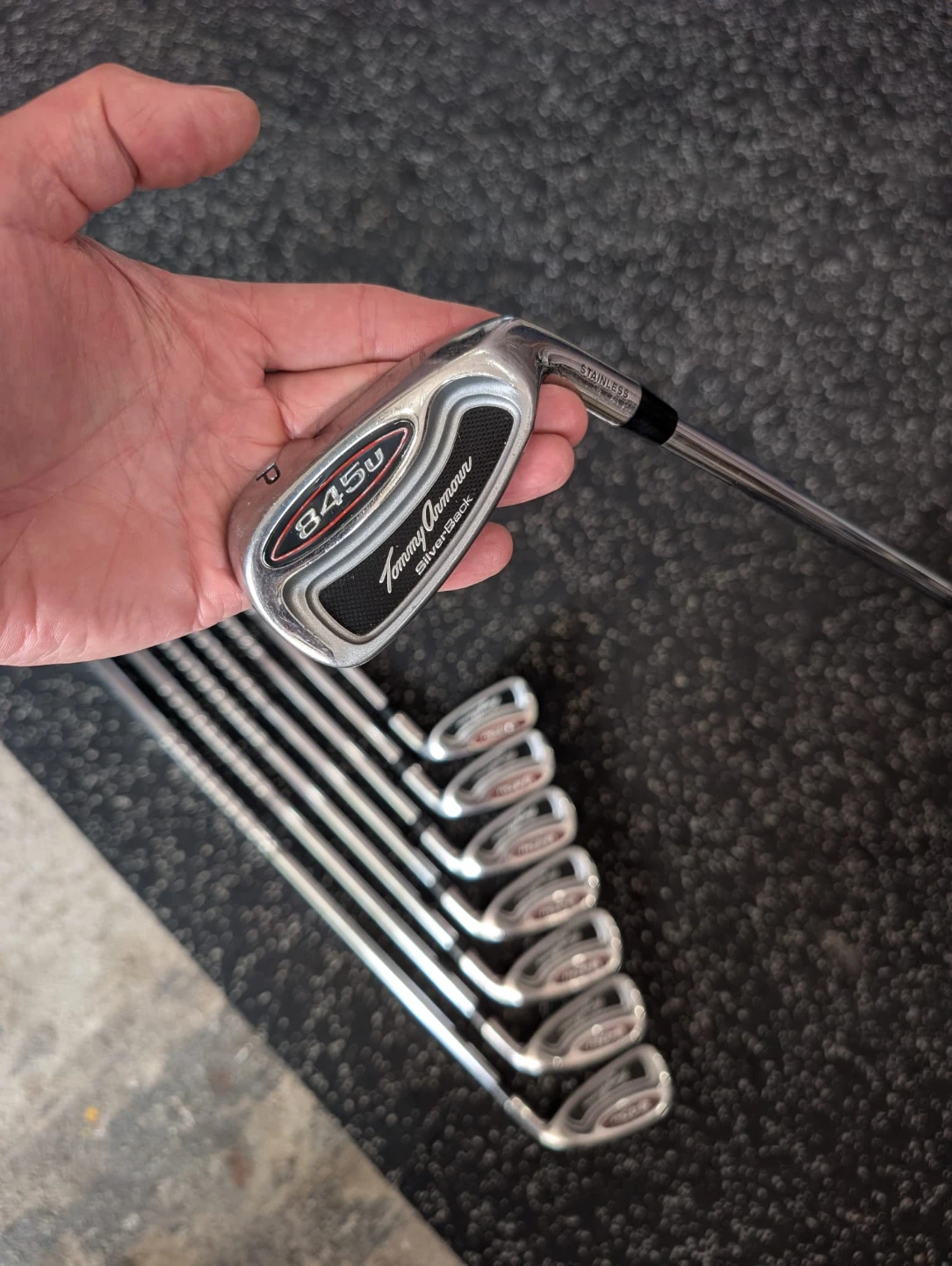 Tommy Armour 845U SilverBack Golf Irons- right handed - photo 5