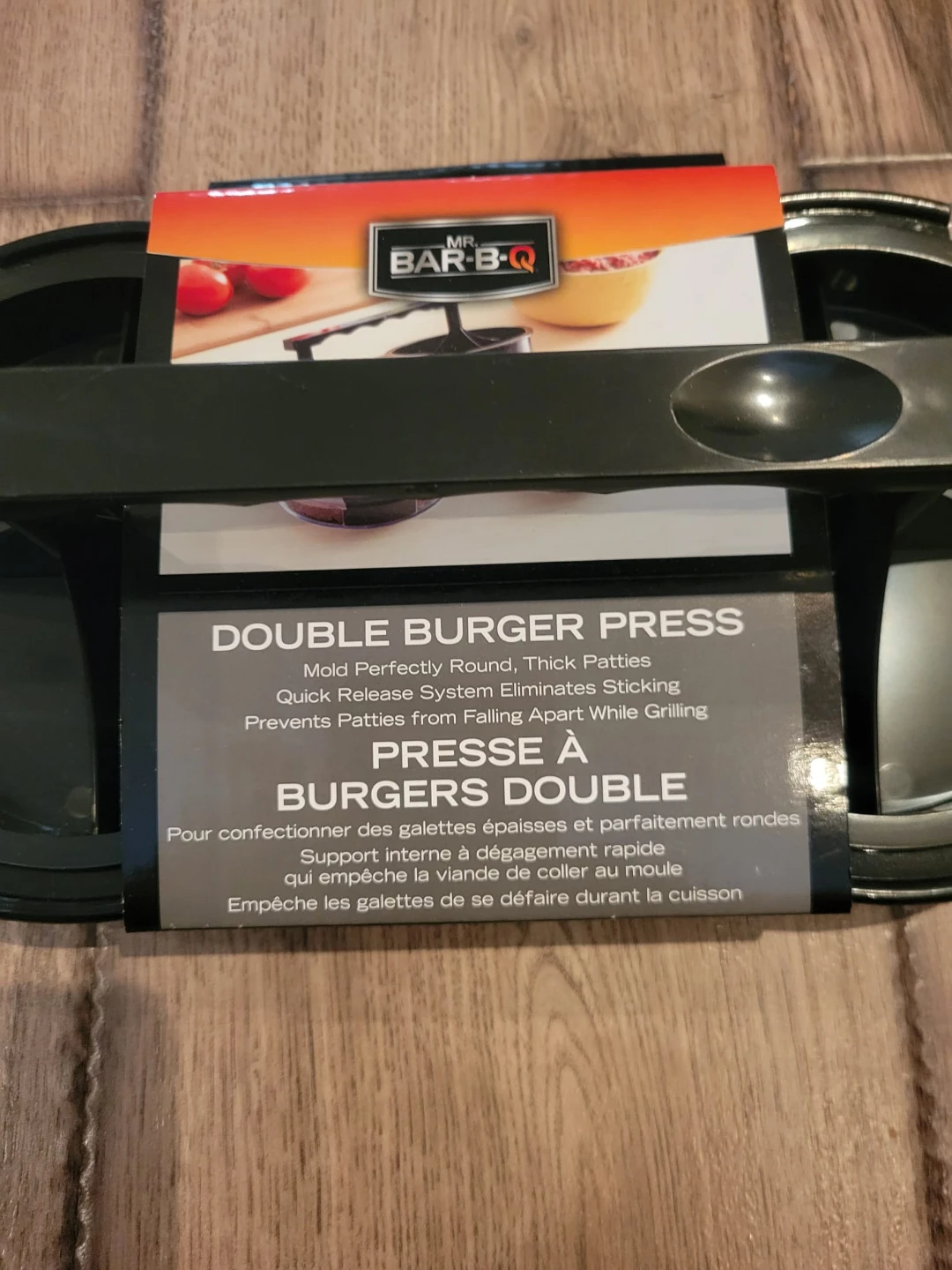 Mr. BBQ Double Burger Press - photo 3