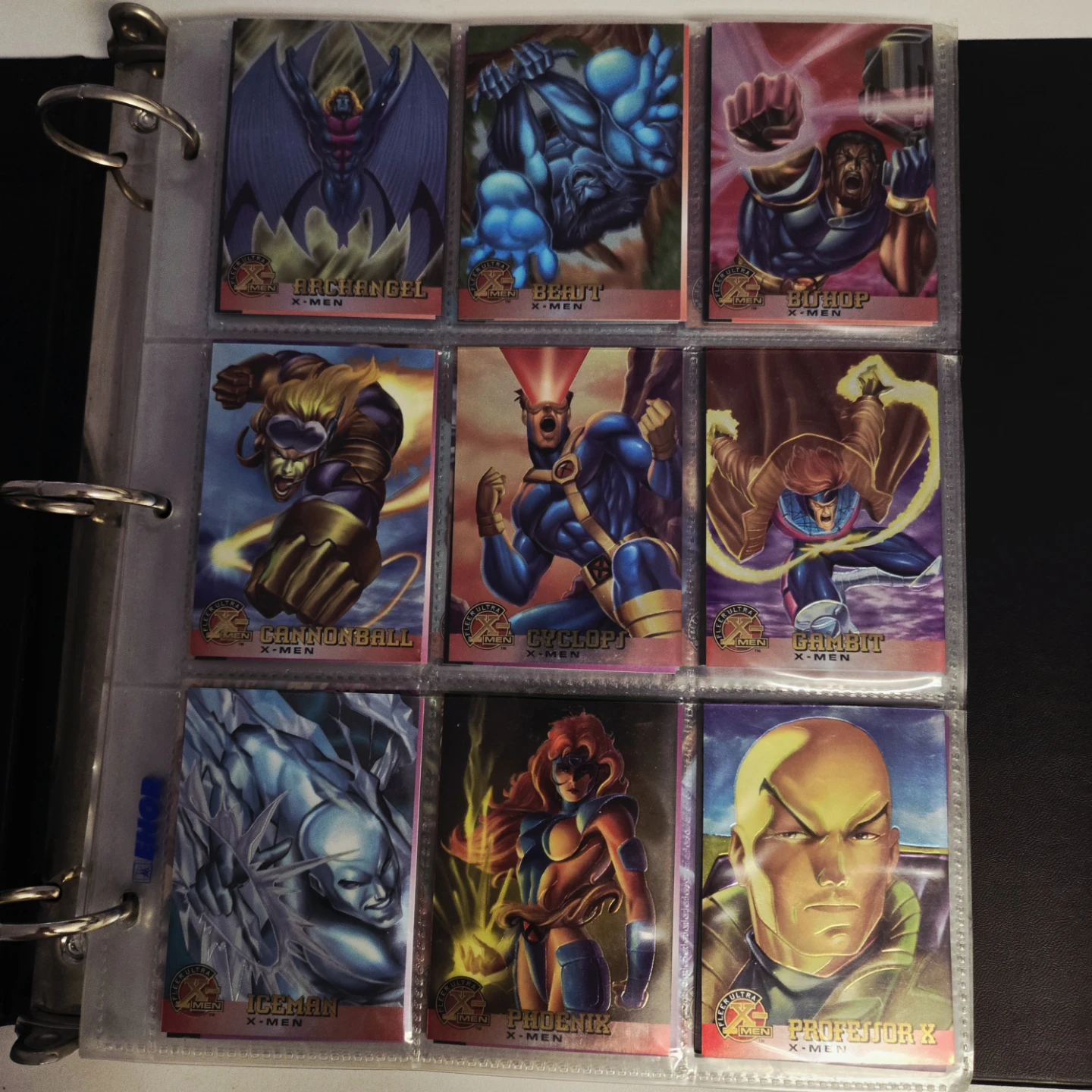 1995 Fleer Ultra X-Men Chromium Complete Set + 3 Bonus Cards