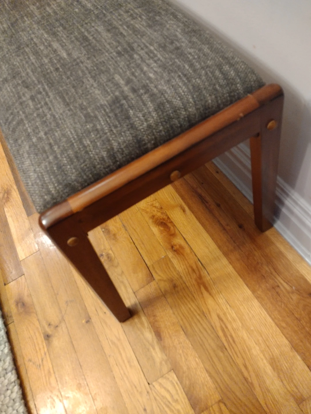 Mid-Century Modern Upholstered Bench - photo 4