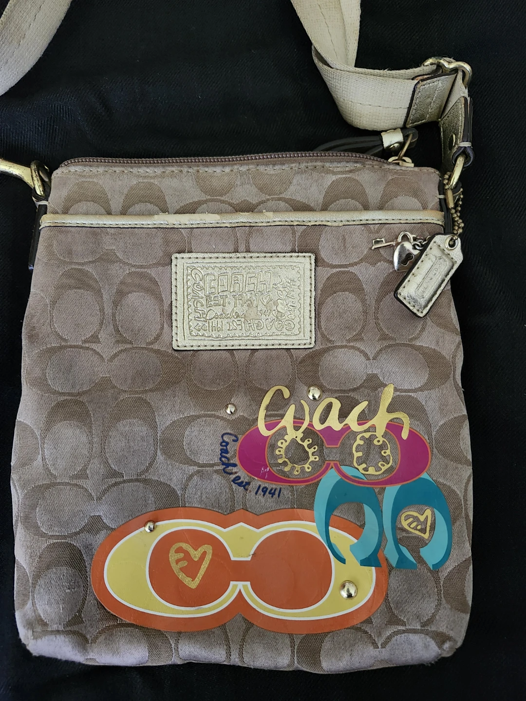Coach Poppy Monogram Crossbody Bag - photo 4