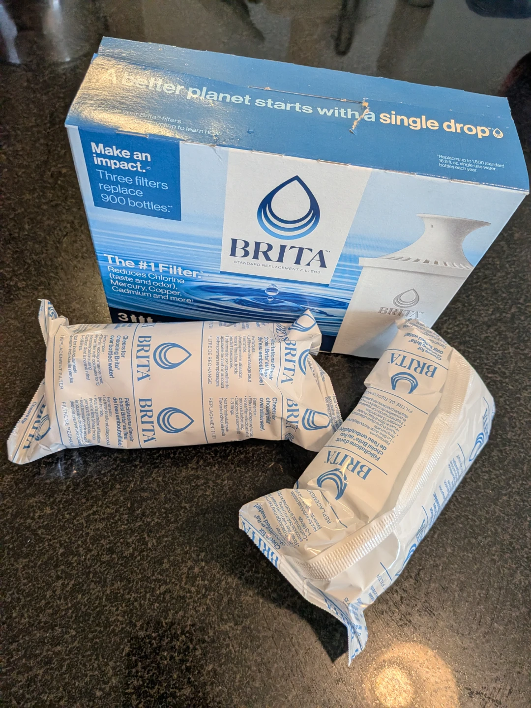 BRITA Standard Water Replacement Filters - 2 Pack
