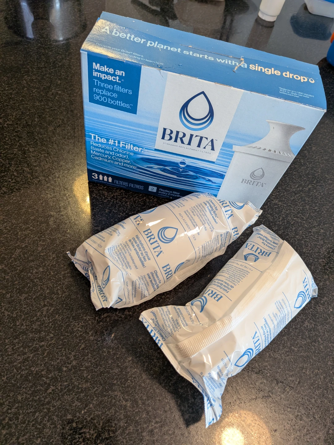BRITA Standard Water Replacement Filters - 2 Pack - photo 2