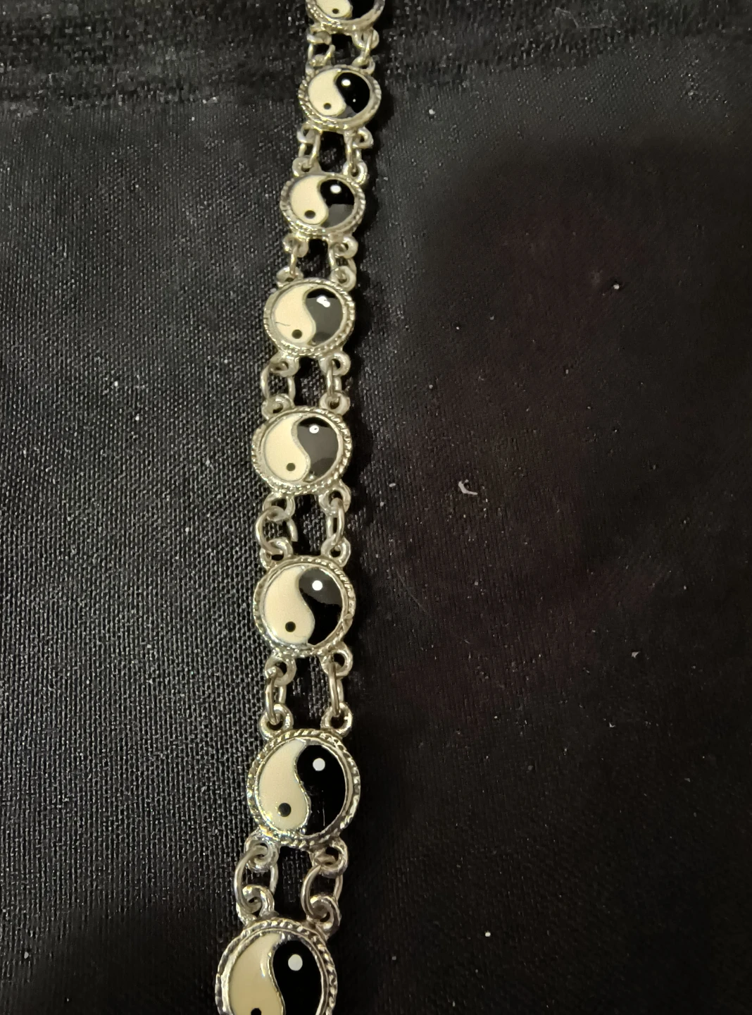 Yin Yang Charm Bracelet