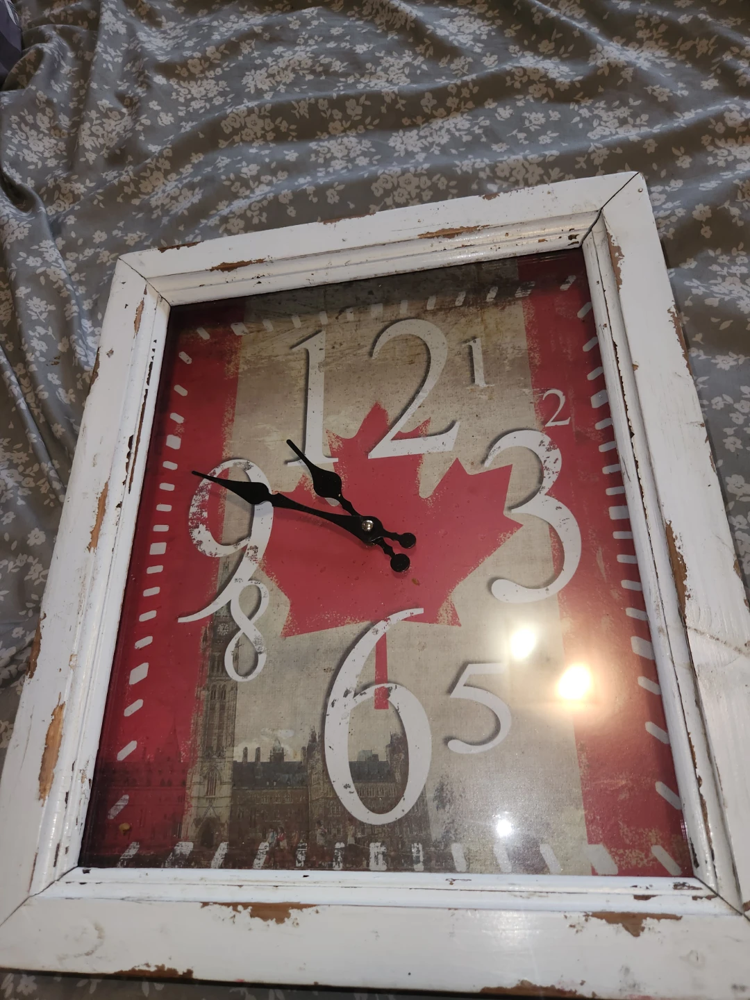 Canadian Flag Wall Clock