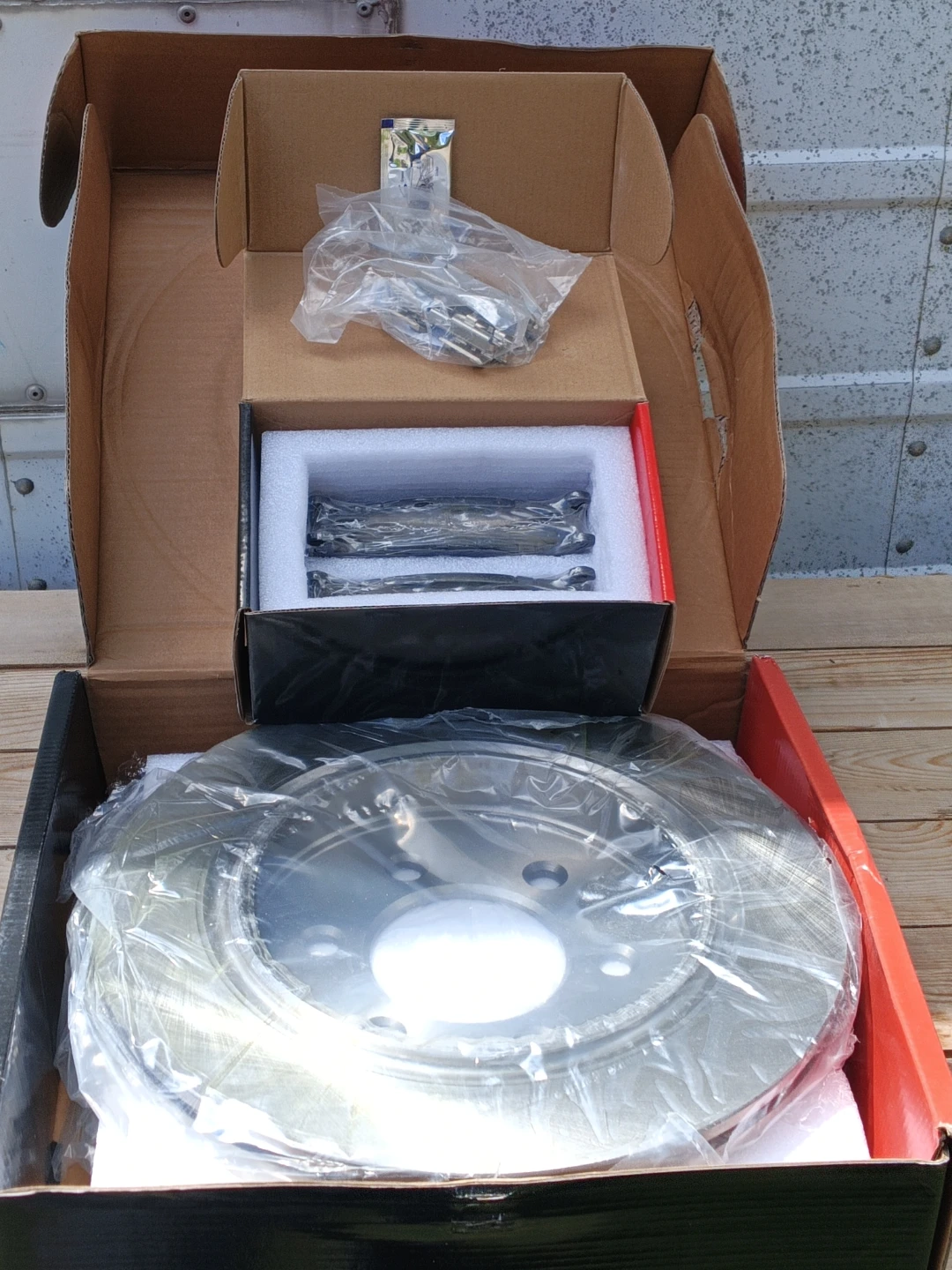 A-Premium Rear Vented Disc Brake Rotors and Ceramic Pads Kit - photo 5