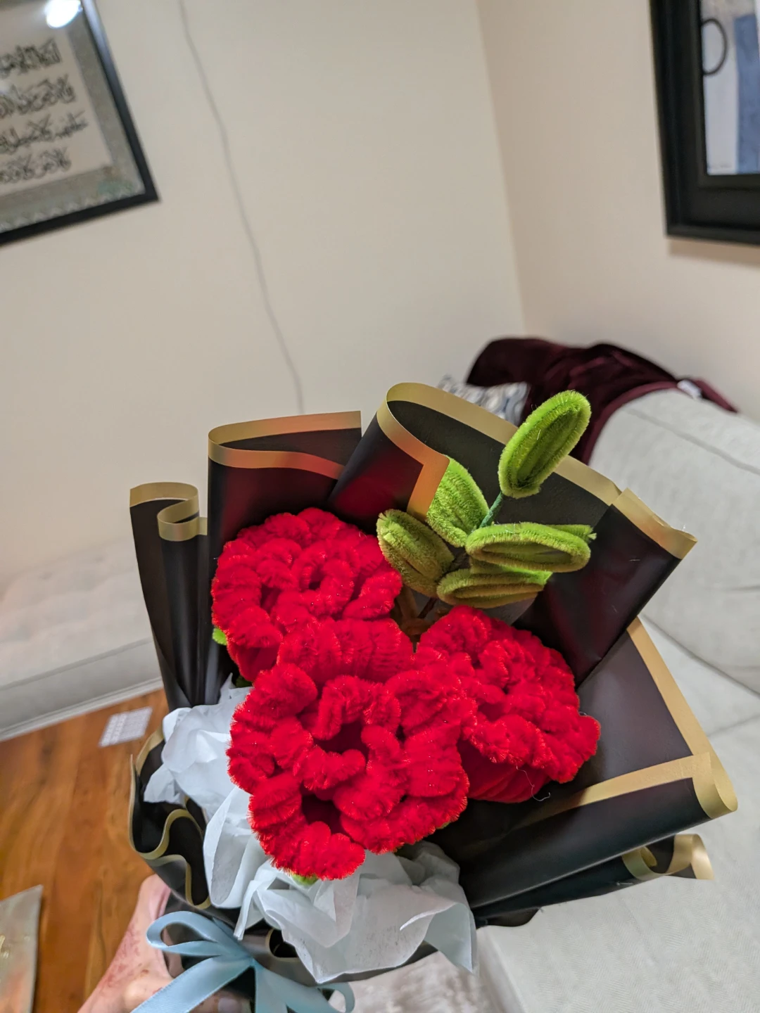 Nush handmade pipe cleaner Rose Bouquet - photo 3