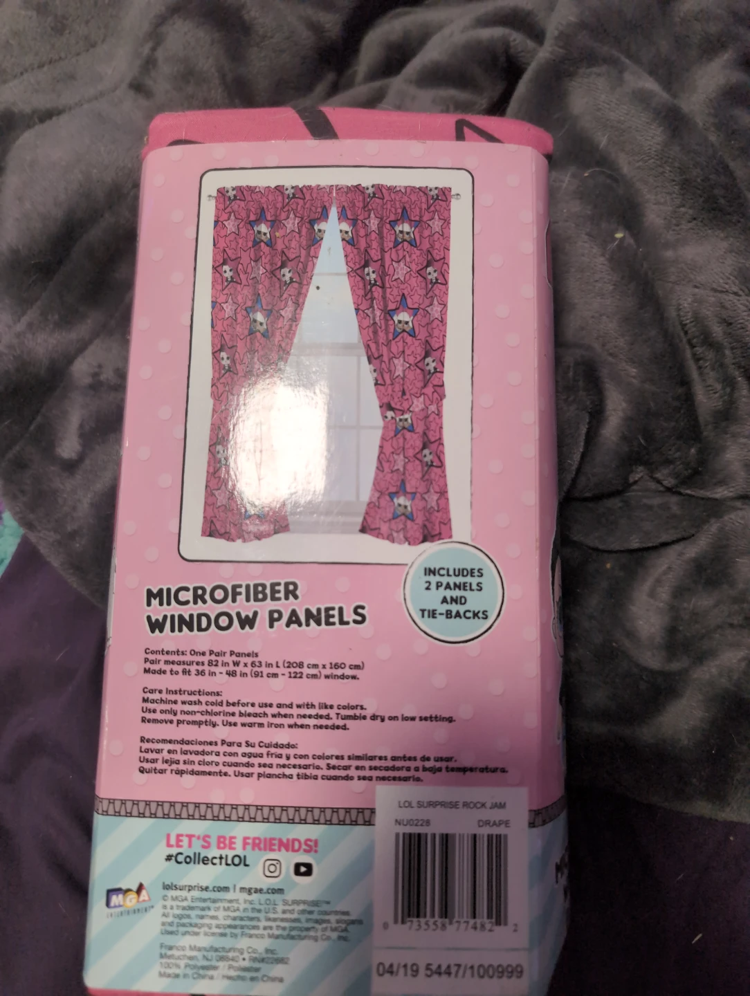 LOL Surprise Microfiber Window Panels - photo 2