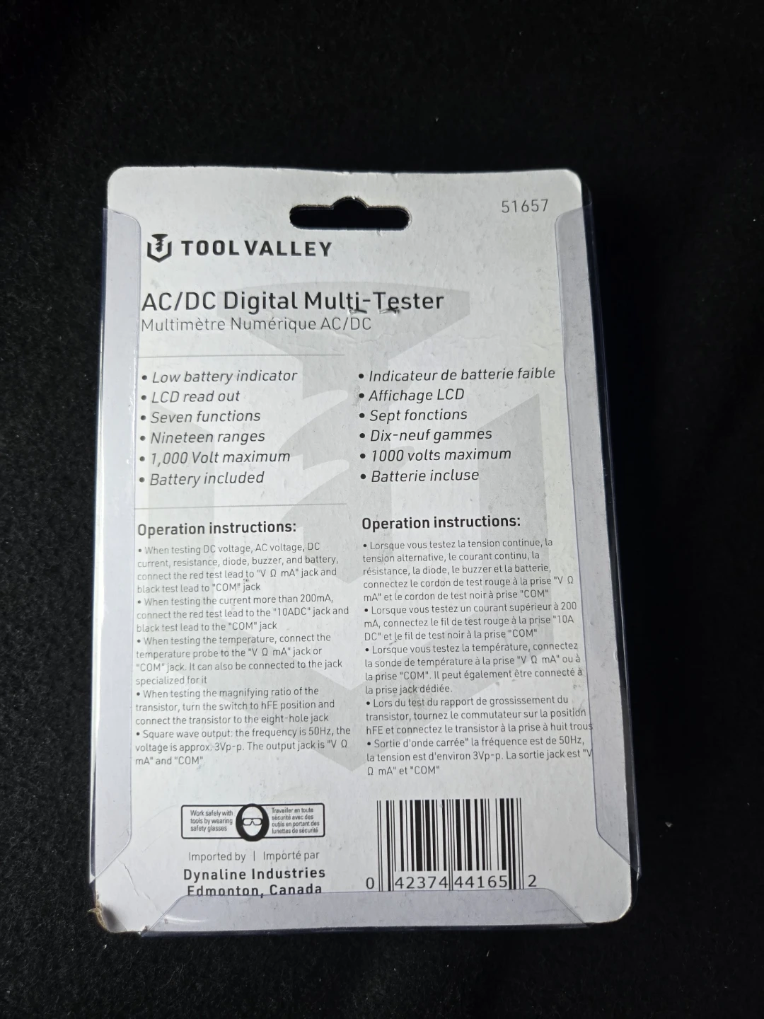 Tool Valley AC/DC Digital Multi-Tester - photo 2