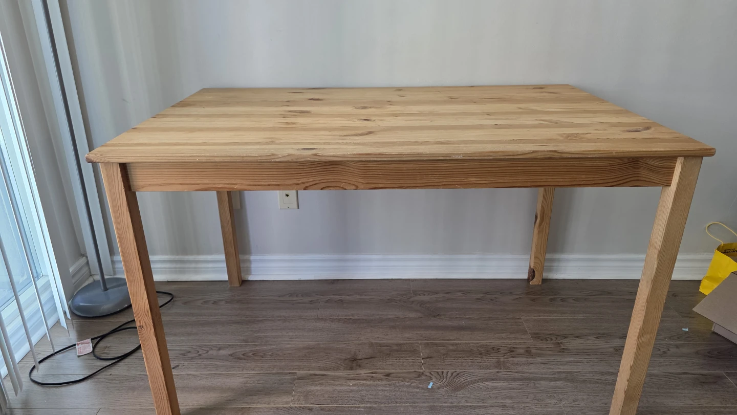 Solid Wood Dining Table - photo 2