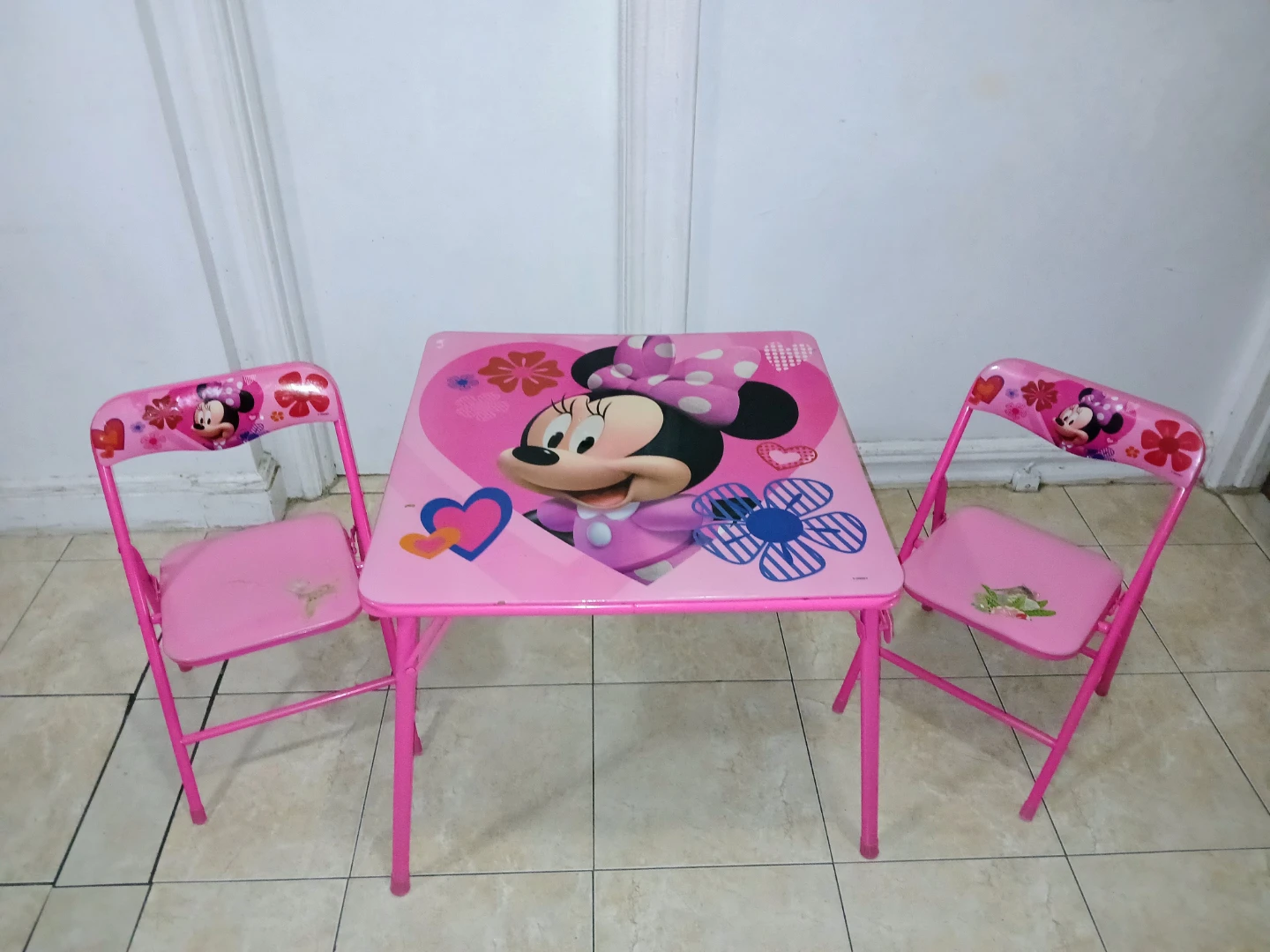 Minnie Mouse Folding Table Set