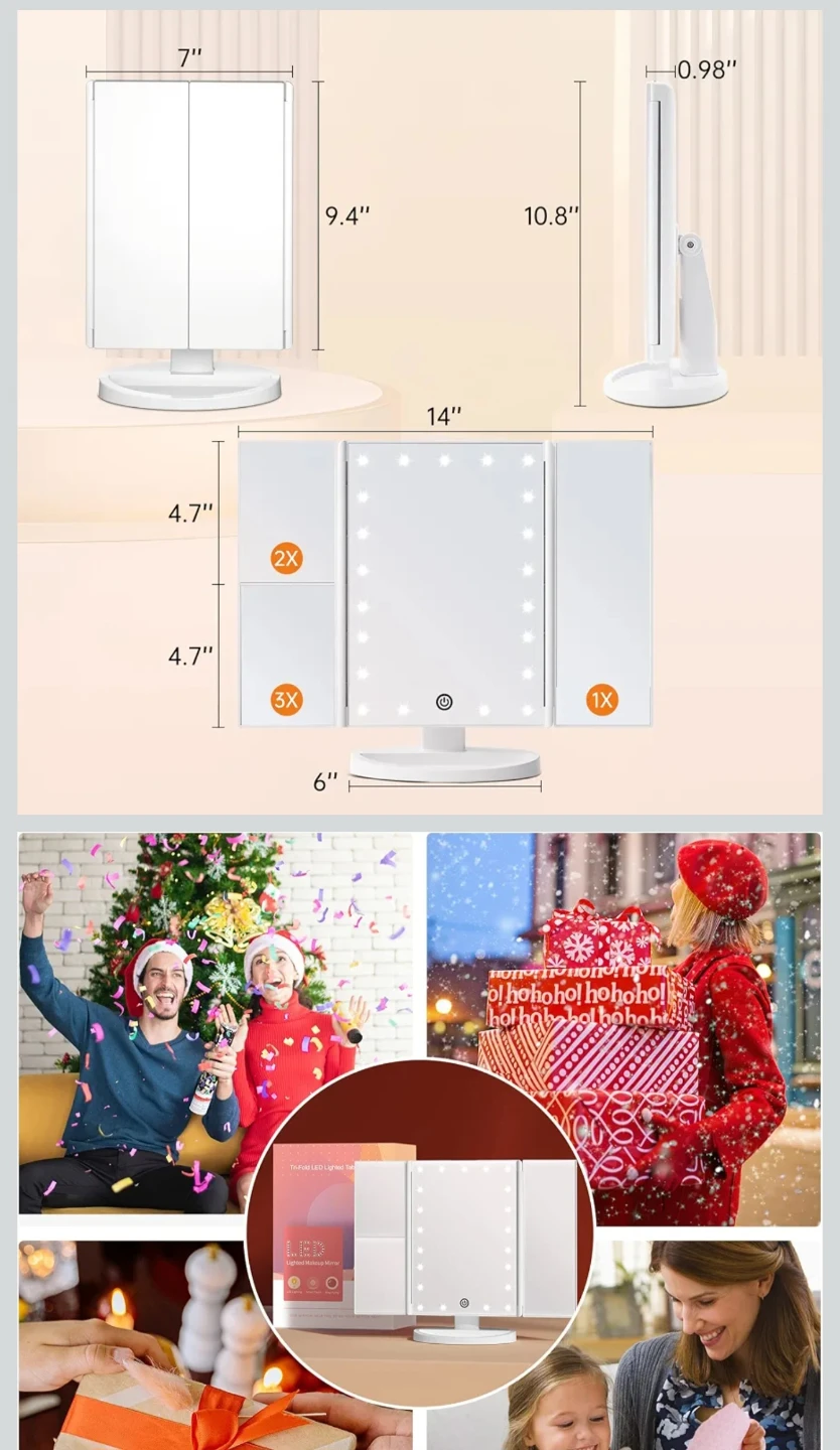 Superstar Magnifying Mirror with LED Lights - photo 3