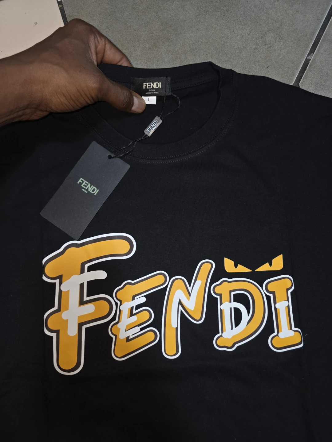 Black Fendi T-Shirt - photo 3