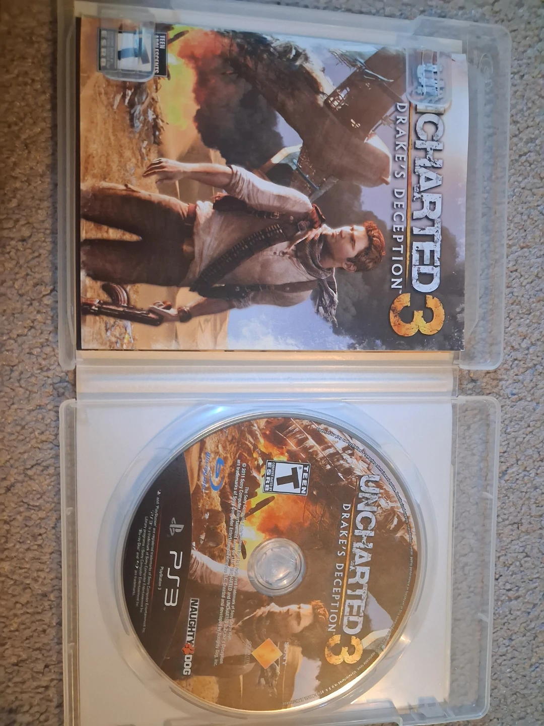 Uncharted 3 Playstation 3 game. - photo 2