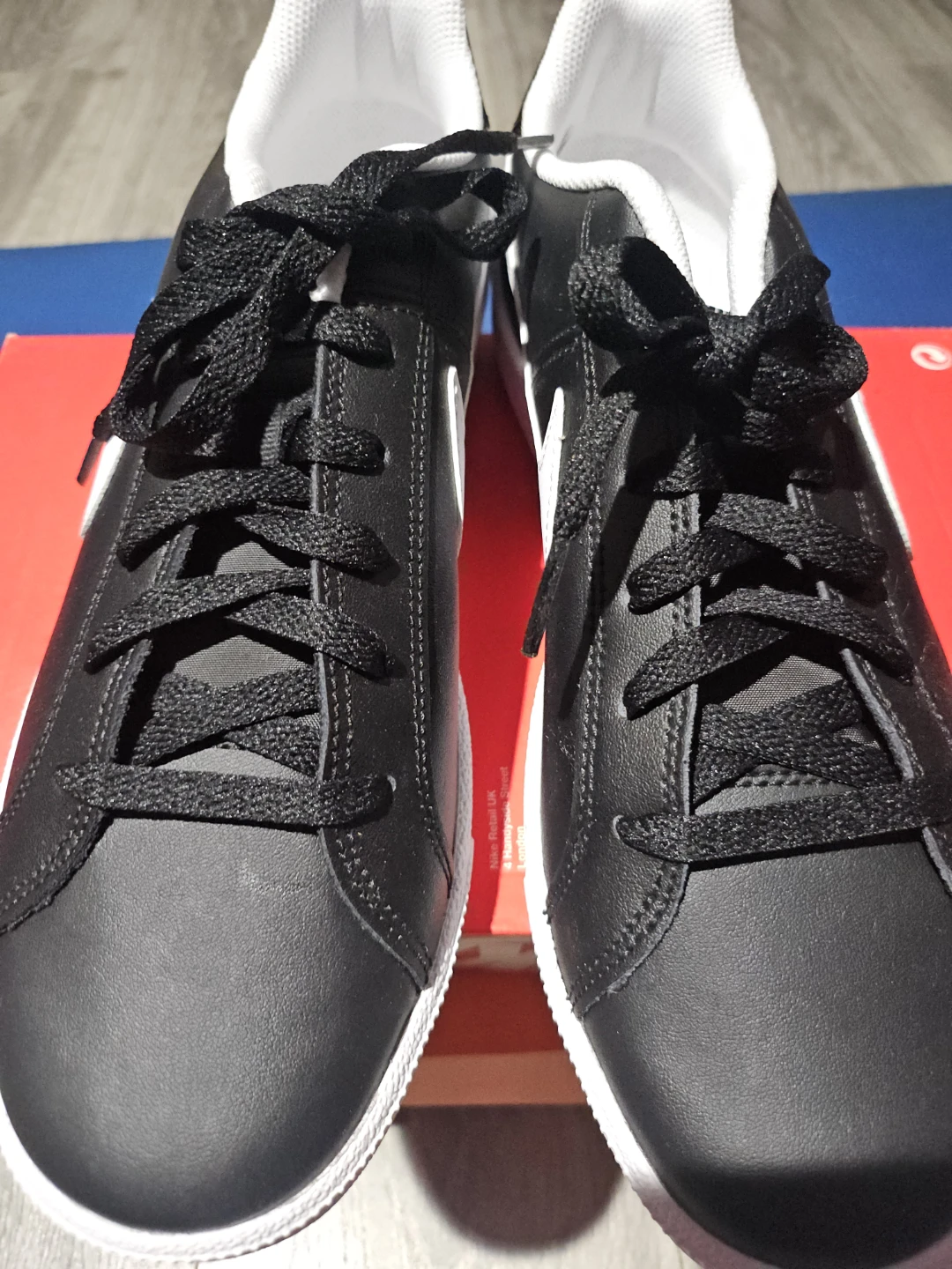 Nike Court Royale Shoes Black White Size 10 - photo 3
