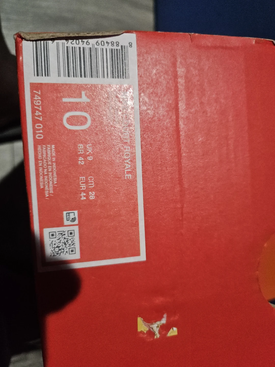 Nike Court Royale Shoes Black White Size 10 - photo 5