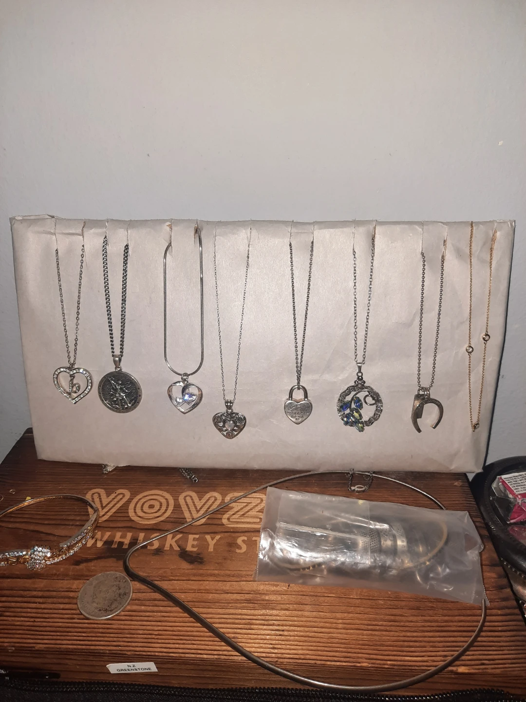 Assorted silver Necklaces  Lot