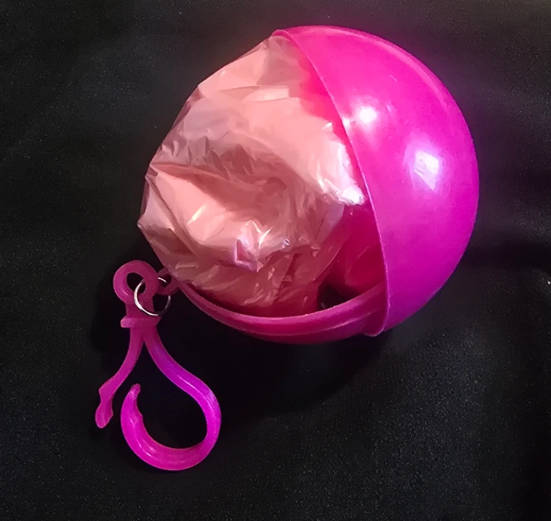 Pink Emergency Raincoat in Sphere Case