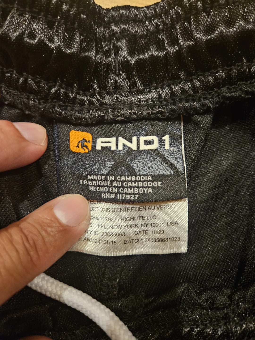 AND1 Black Basketball Shorts XL - photo 4