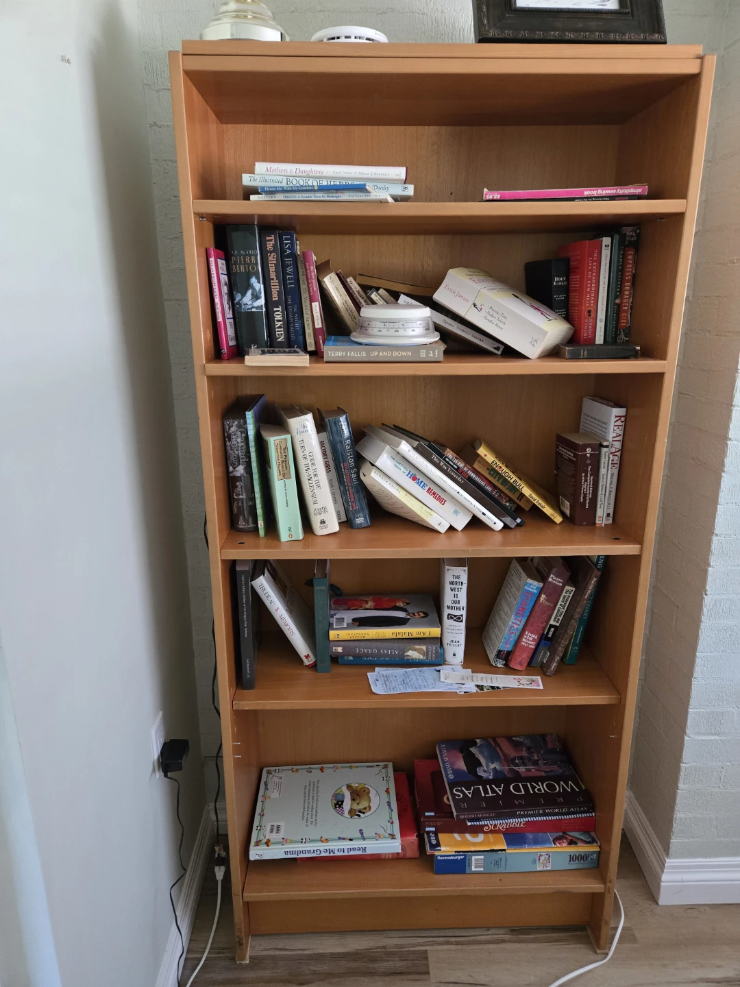 Teak bookcase