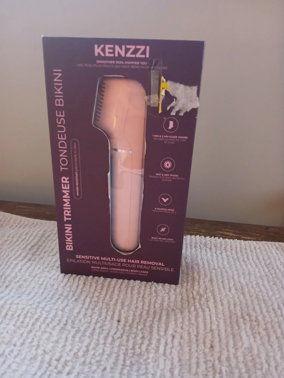 KENZZI Bikini Trimmer - Sensitive Multi-Use Hair Removal