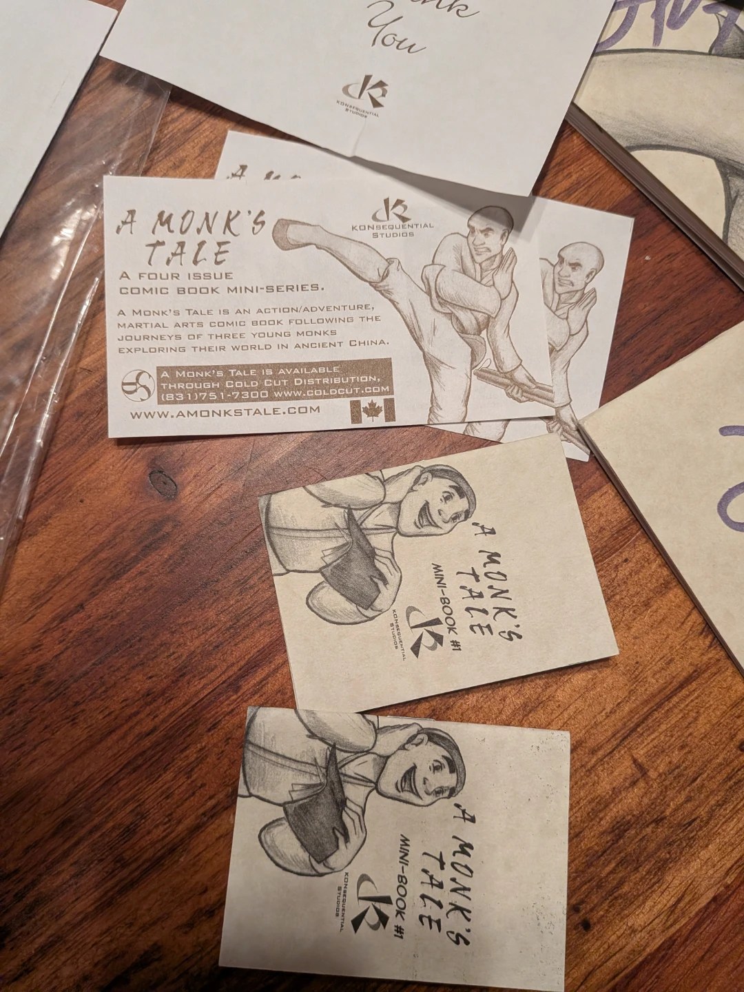 A Monk's Tale Comic Mini-Series Special Signed Edition - photo 3