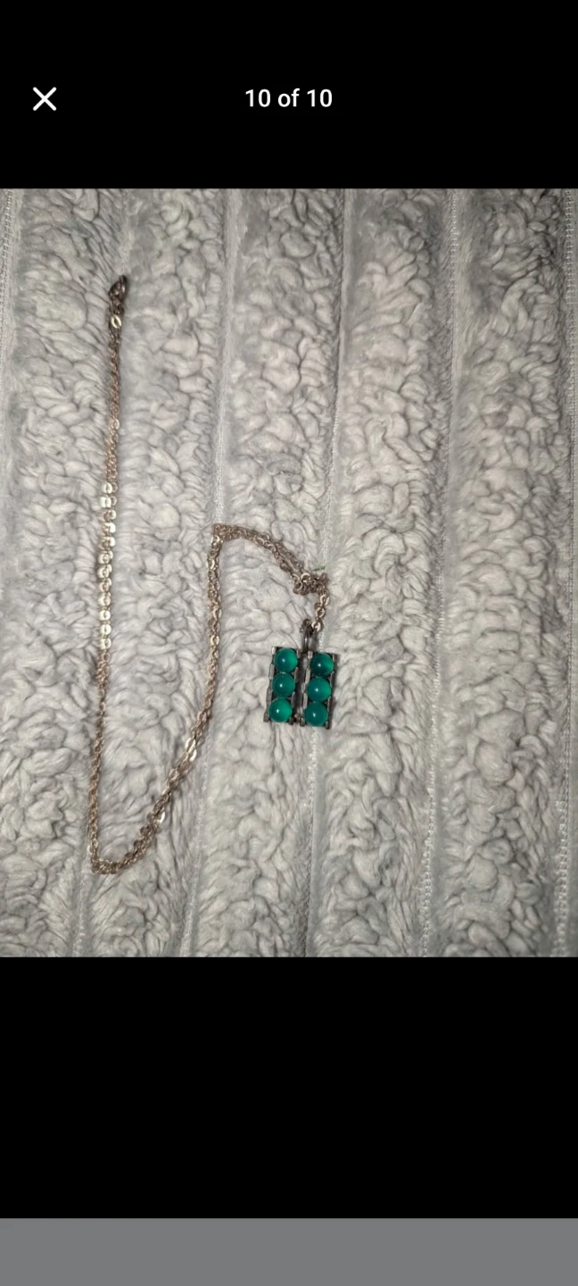 Green Gemstone Necklace