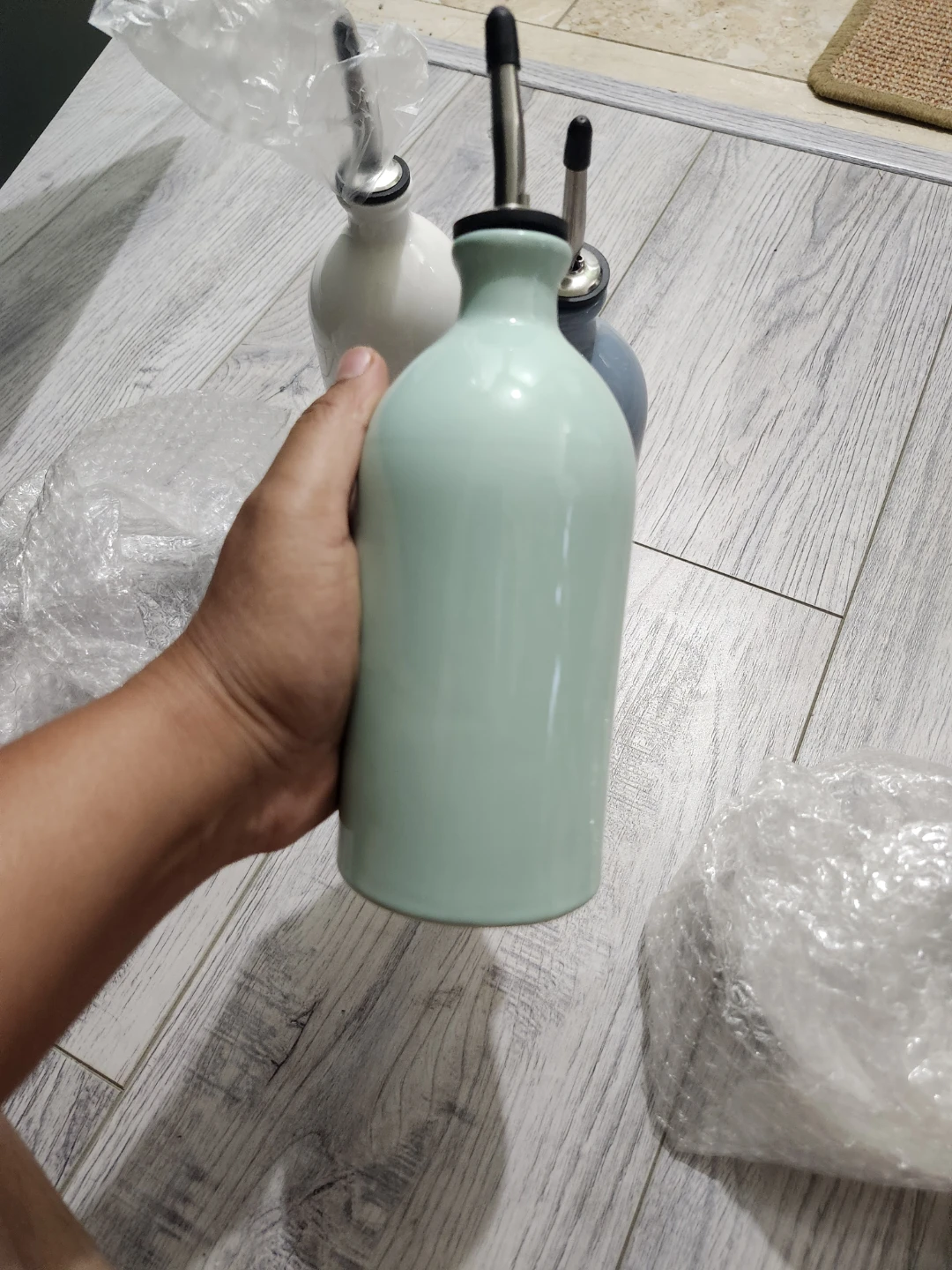 Set of 3 Ceramic Oil Bottles for -$15 - photo 5
