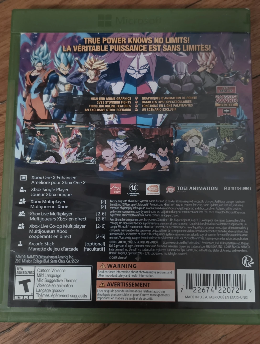 Xbox One Dragon Ball FighterZ Game - photo 3