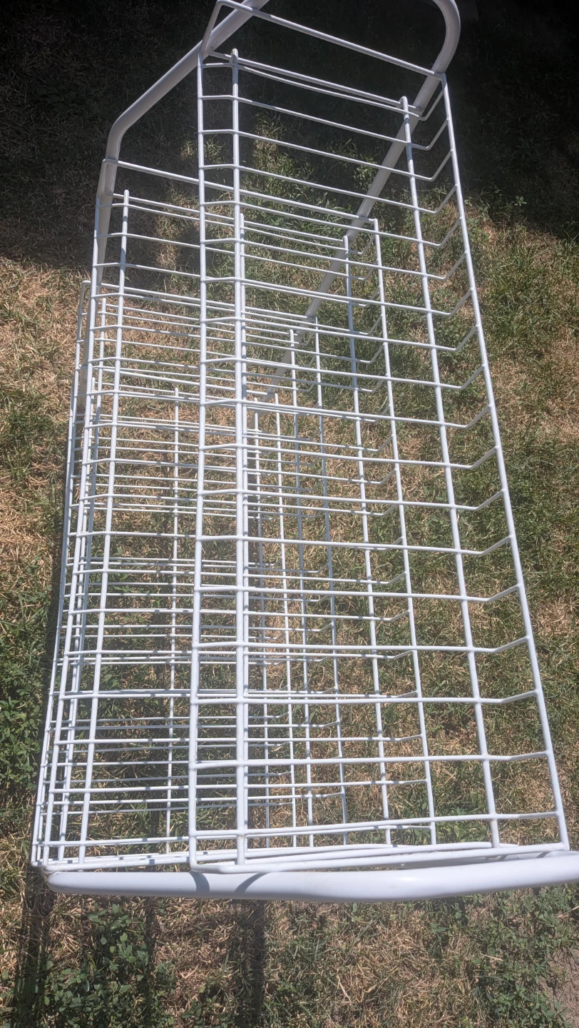White 4-Tier Wire Shelf Unit shoe rack - photo 4