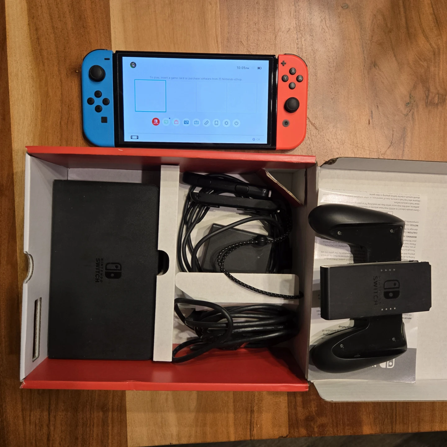 Nintendo Switch OLED. Excellent cond. In box, everything inc.