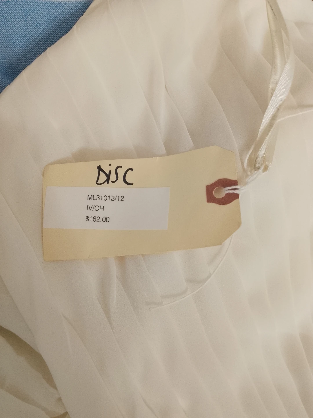 Mori Lee Strapless Ivory Dress - Size 12 - photo 2