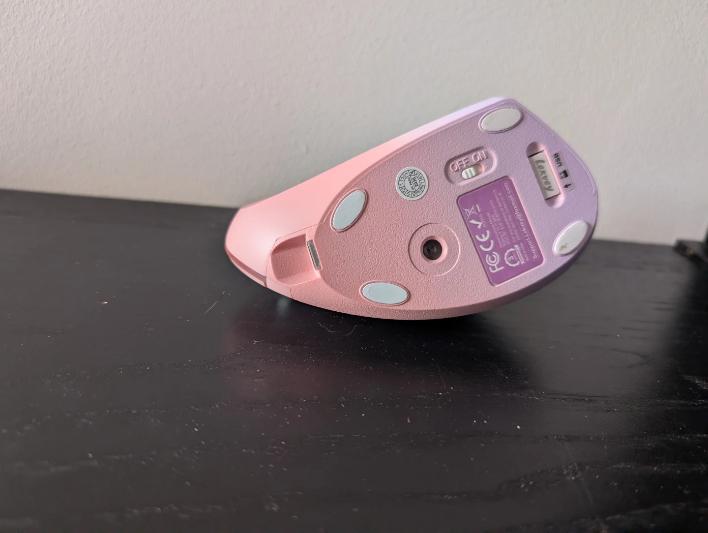 Lekvey Vertical Ergonomic Mouse (Purple/Pink) - photo 3