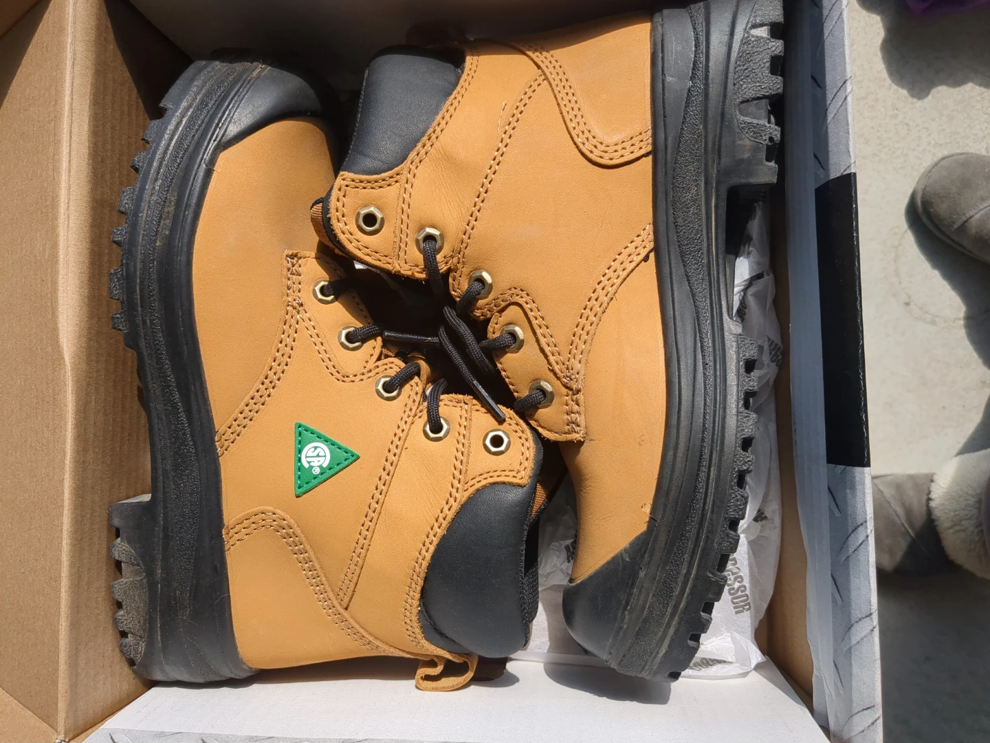 Women's steel toe Work Boots