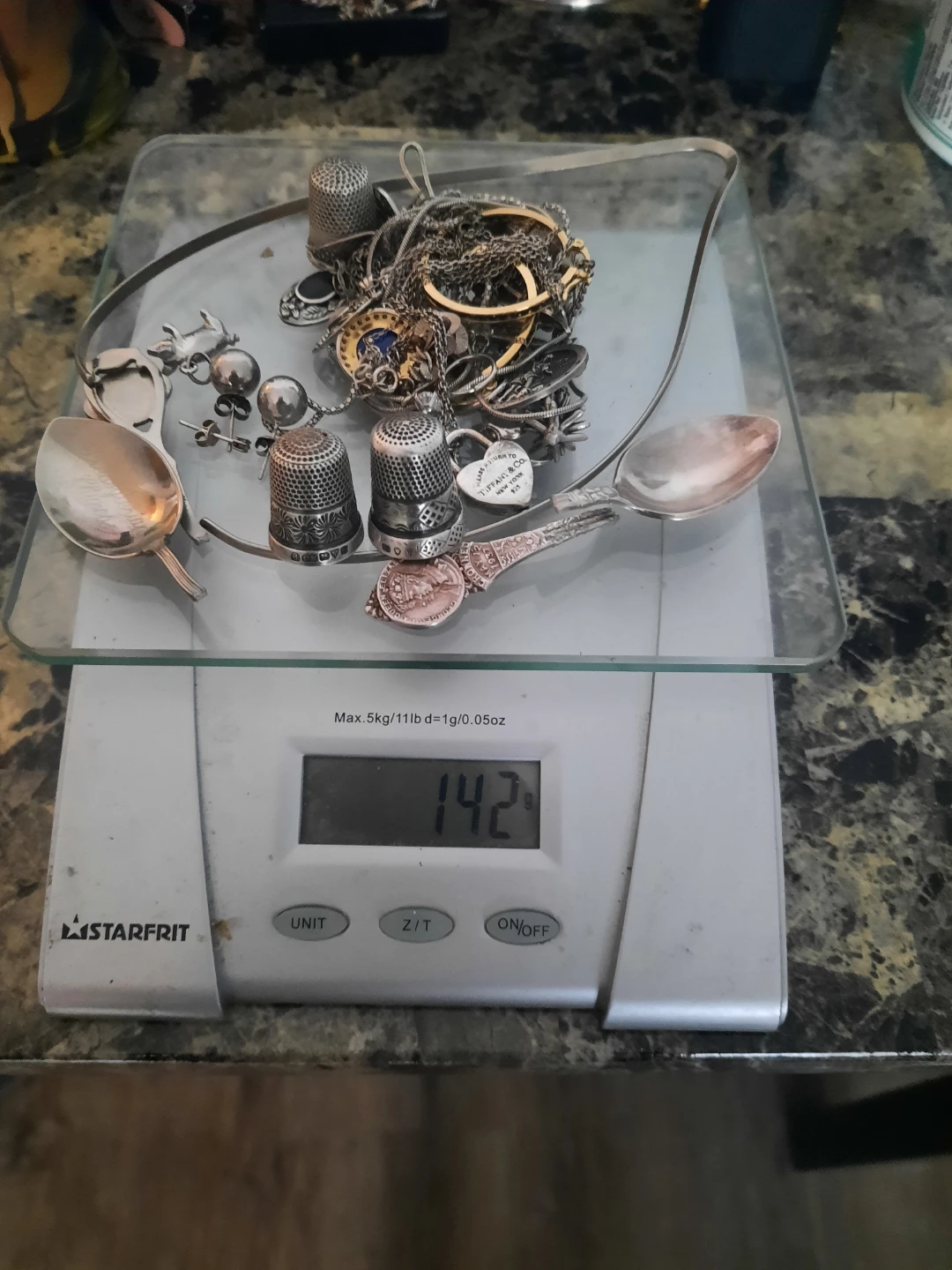 Assorted Sterling Silver Jewellery & Collectibles - 142g
