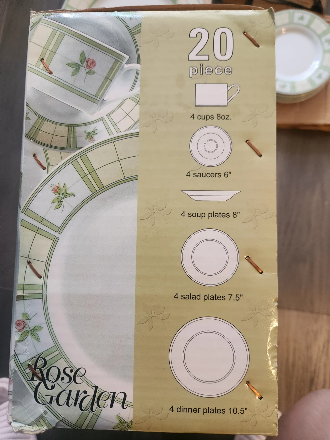 Royal Heritage Rose Garden 18-Piece Dinnerware Set - photo 3