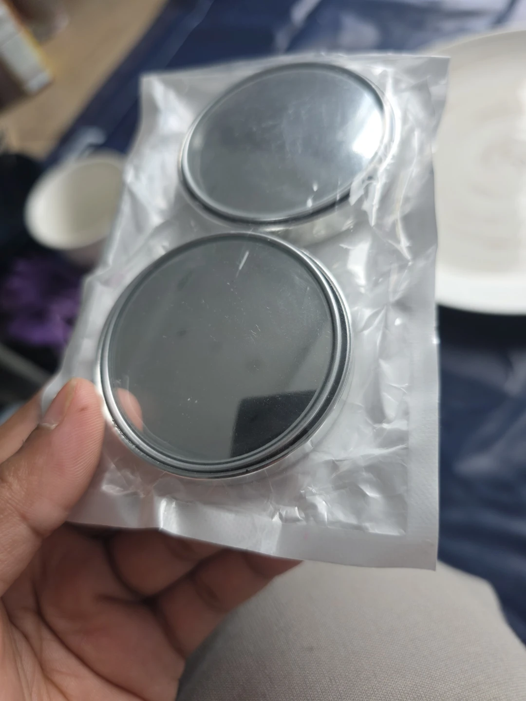 Two Round Mirrors