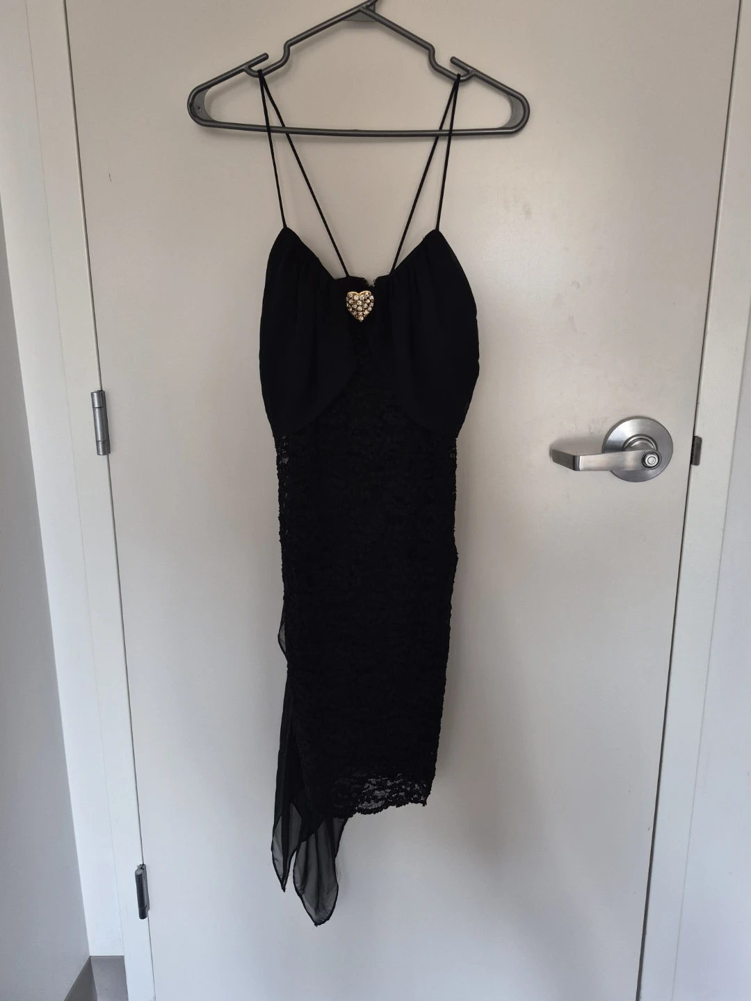 ALGO Petite Black Dress