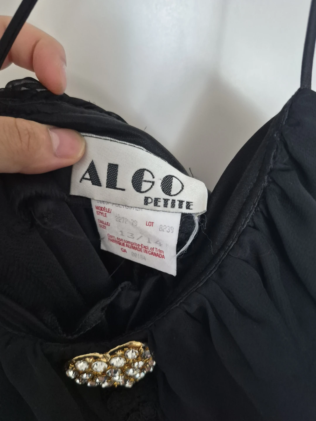 ALGO Petite Black Dress - photo 4