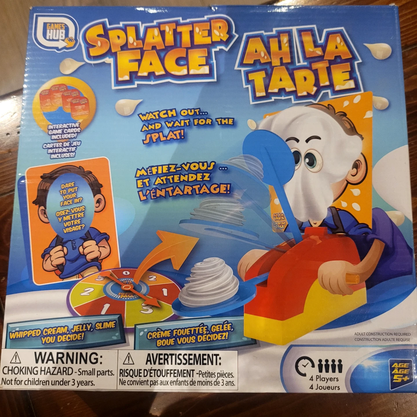 Pie in the face game