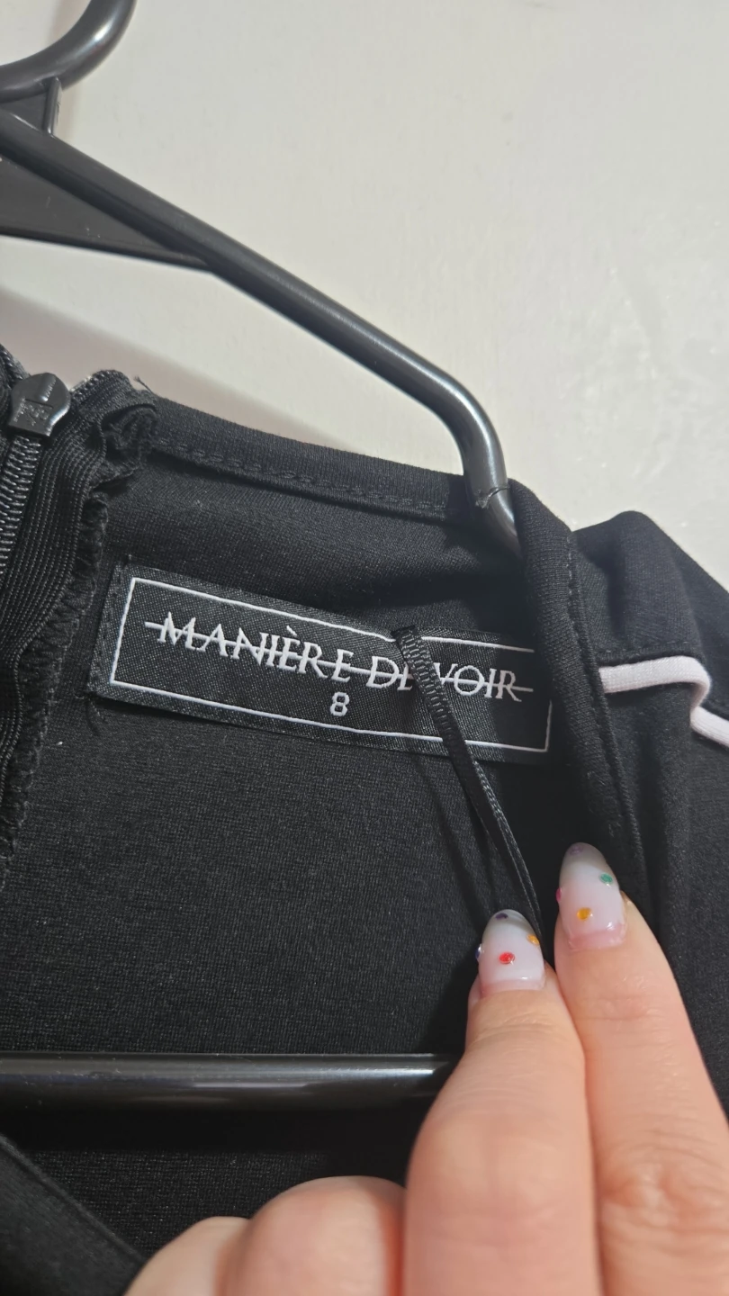 Manière De Voir Fitted cutout mini dress - photo 4