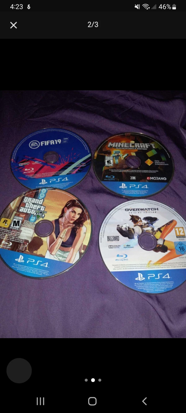 PlayStation 4 Slim Console with Games and Controller - photo 3