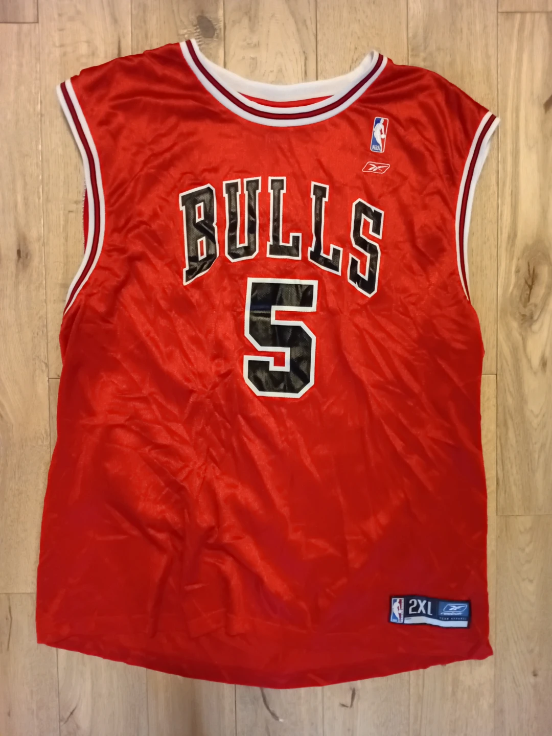 Reebok Chicago Bulls Jalen Rose #5 Jersey 2XL