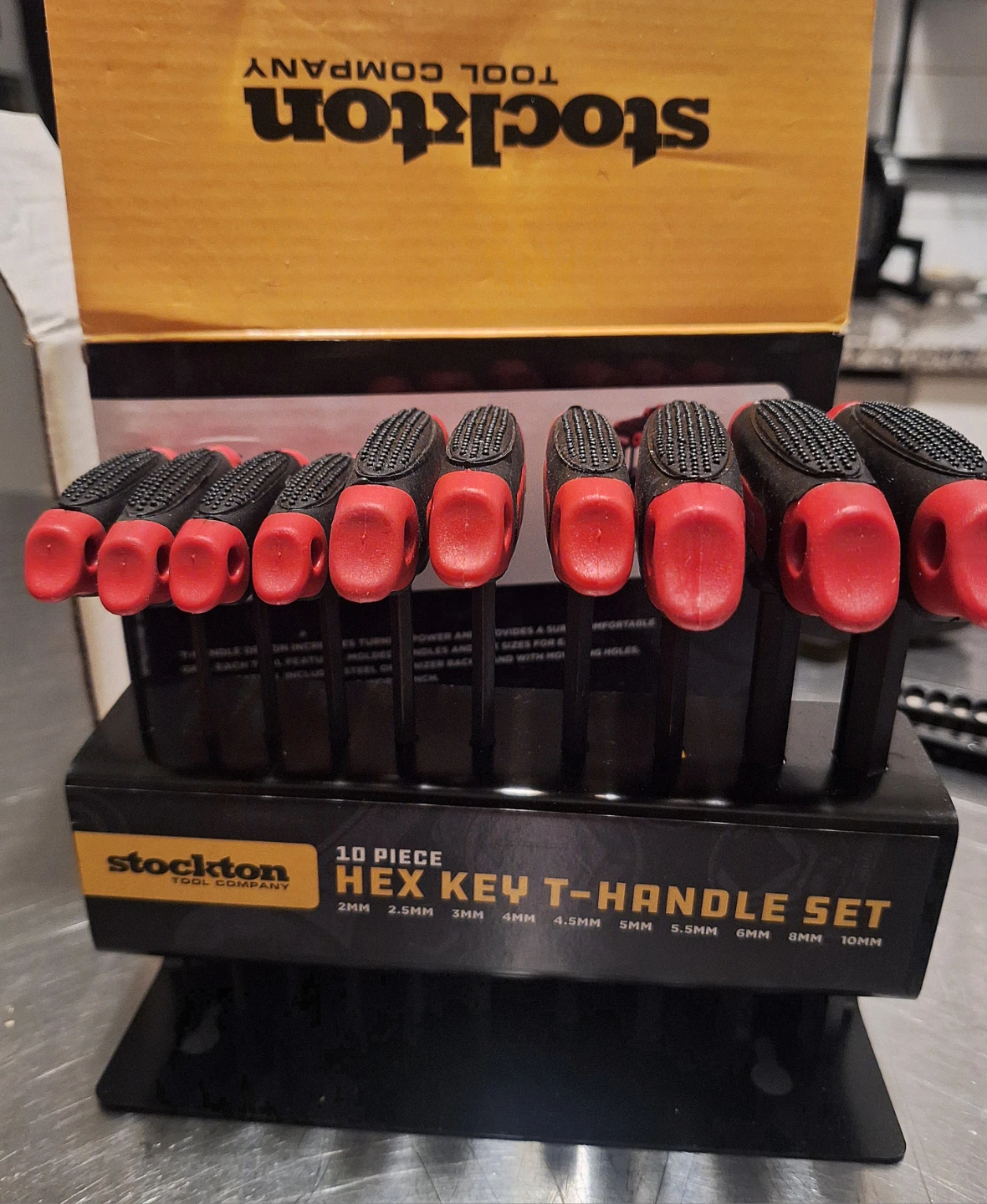 Stockton 10 Piece Hex Key T-Handle Set