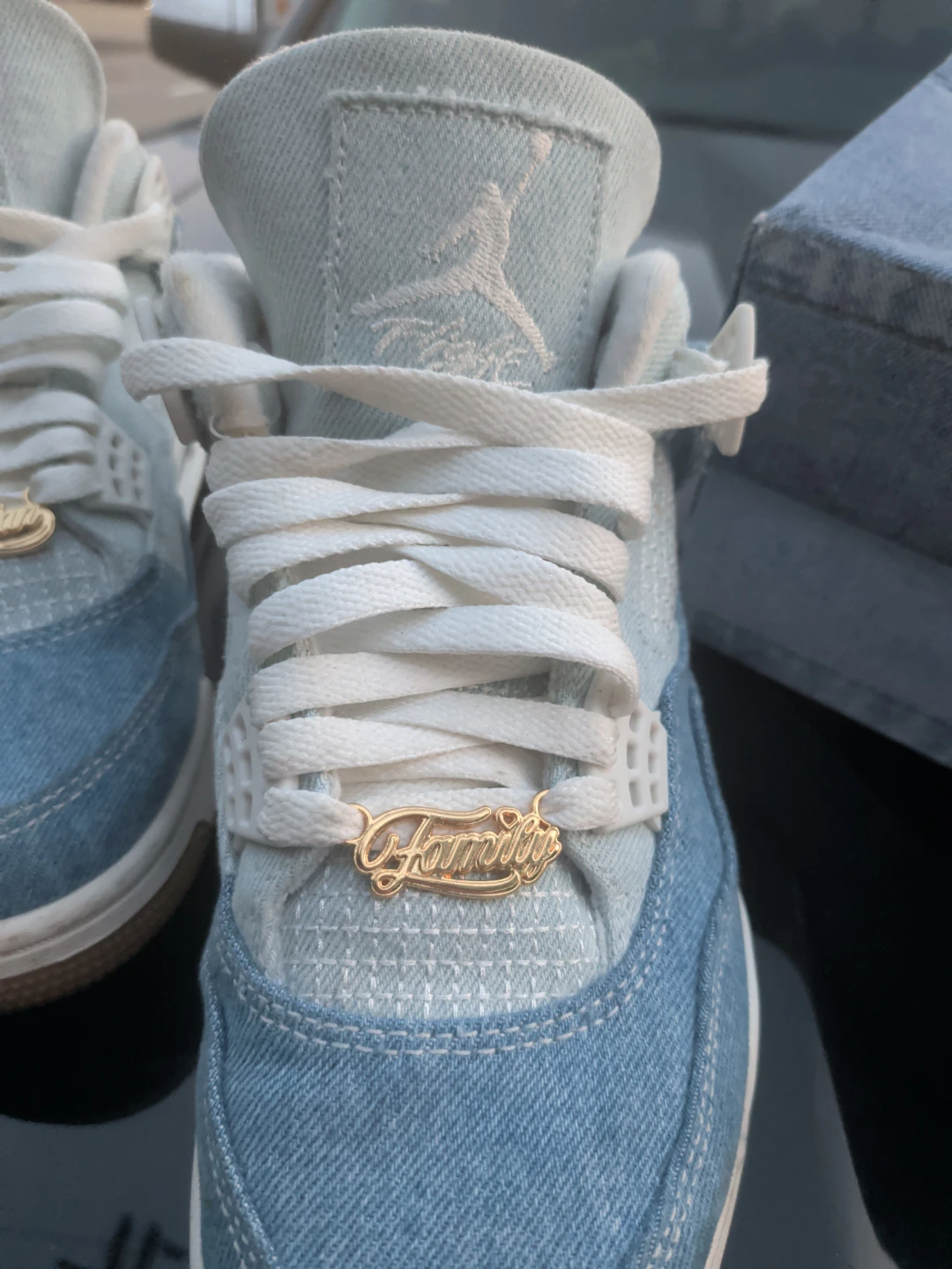 Jordan 4 Retro Tex Denim Women's Super Rare.Brand New - photo 5