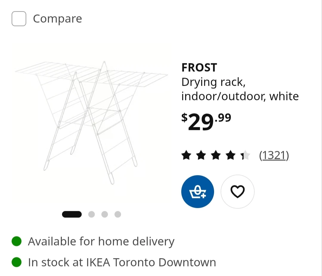 IKEA FROST Drying Rack / Moving sale