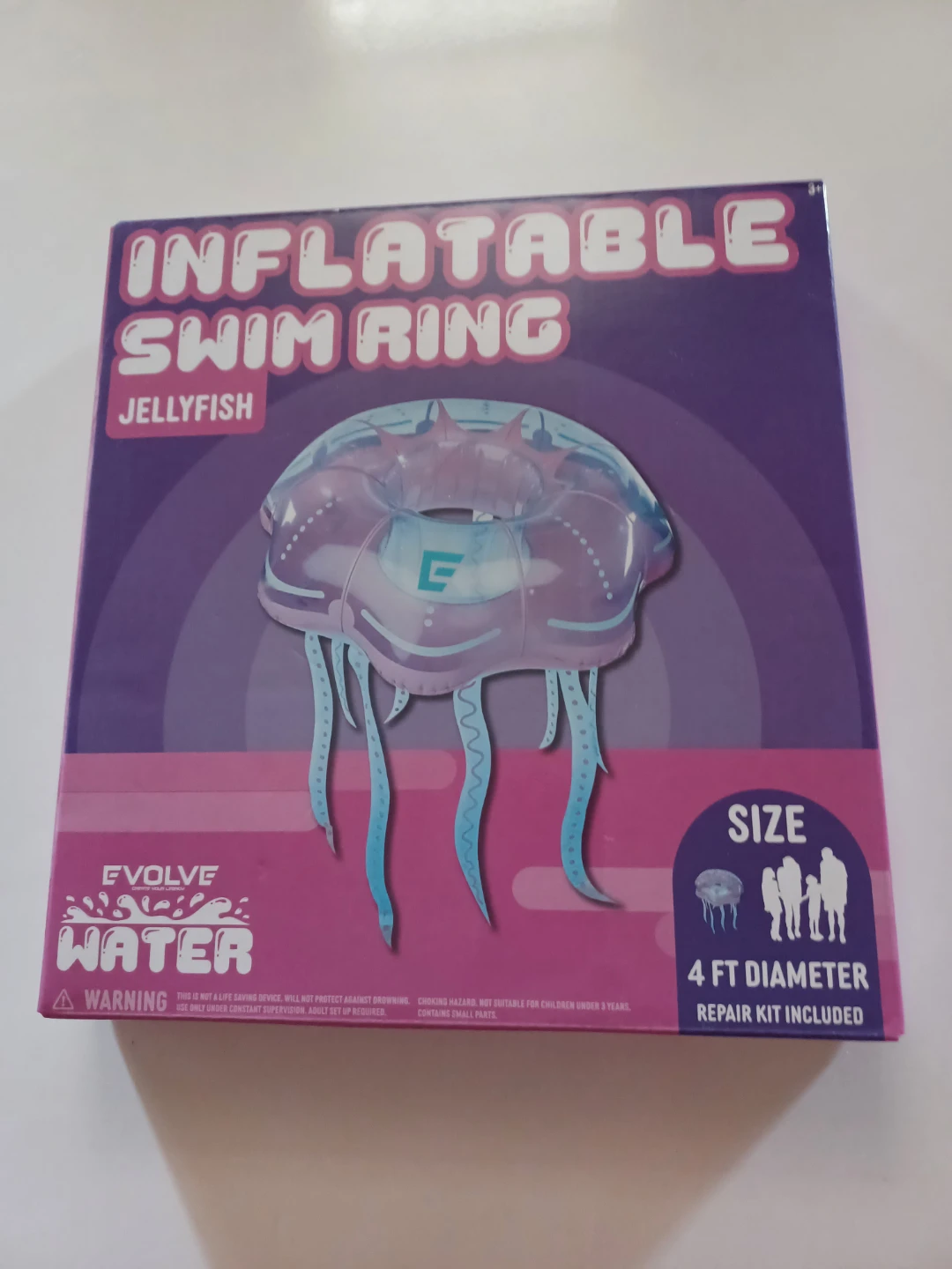 Evolve Inflatable Jellyfish Swim Ring