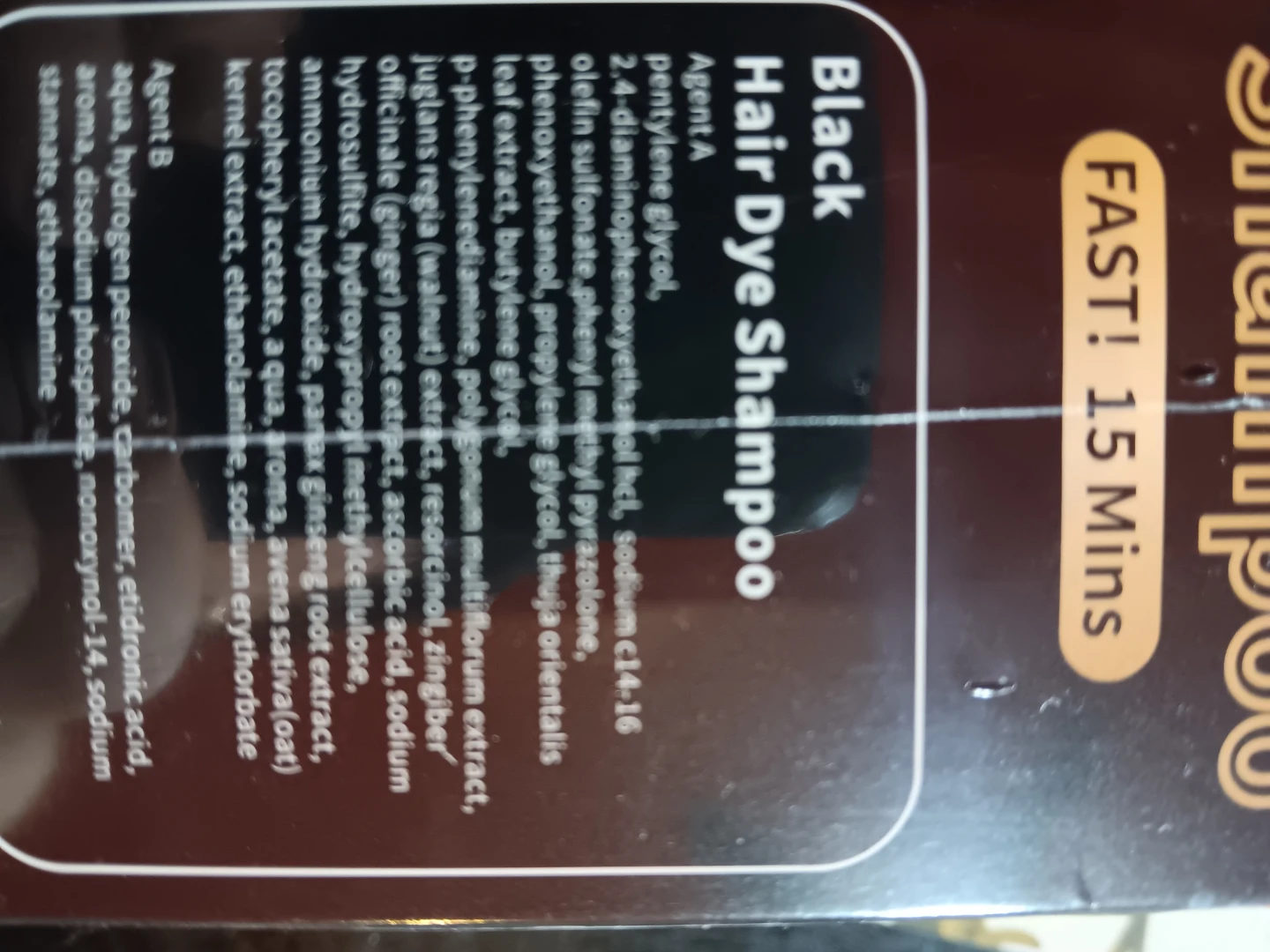 RILSIO Black Hair Dye Shampoo - 500ml - photo 5