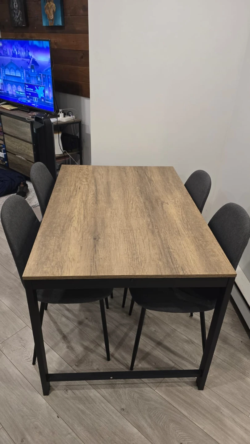 Dining Table and 4 Chairs Set - photo 2